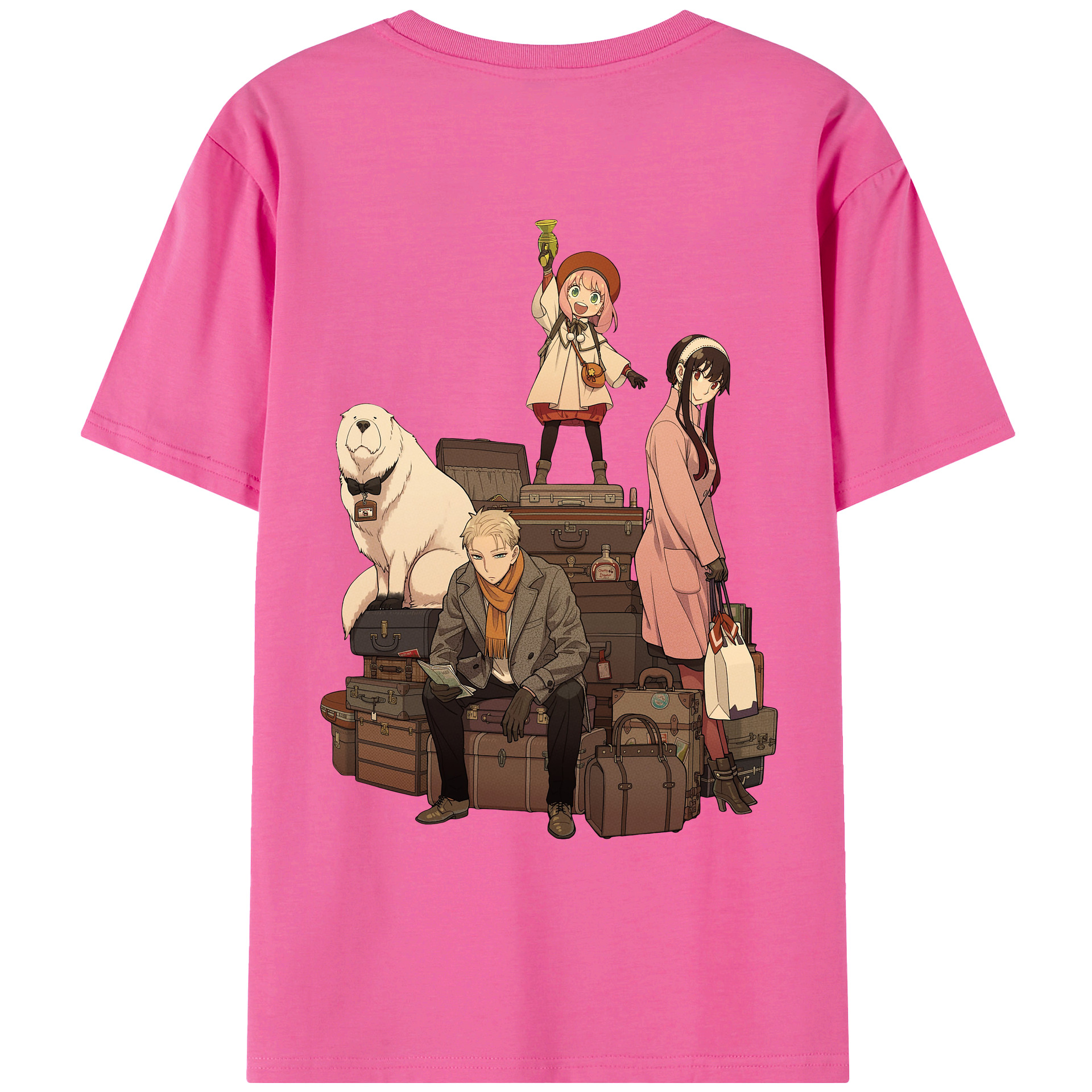 （画像用） SPY×FAMILY间谍家家酒 レディース半袖Tシャツ(バックプリント)